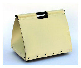 Дровница на колесиках Comex 50.046P (чемодан, кожа бежевая)